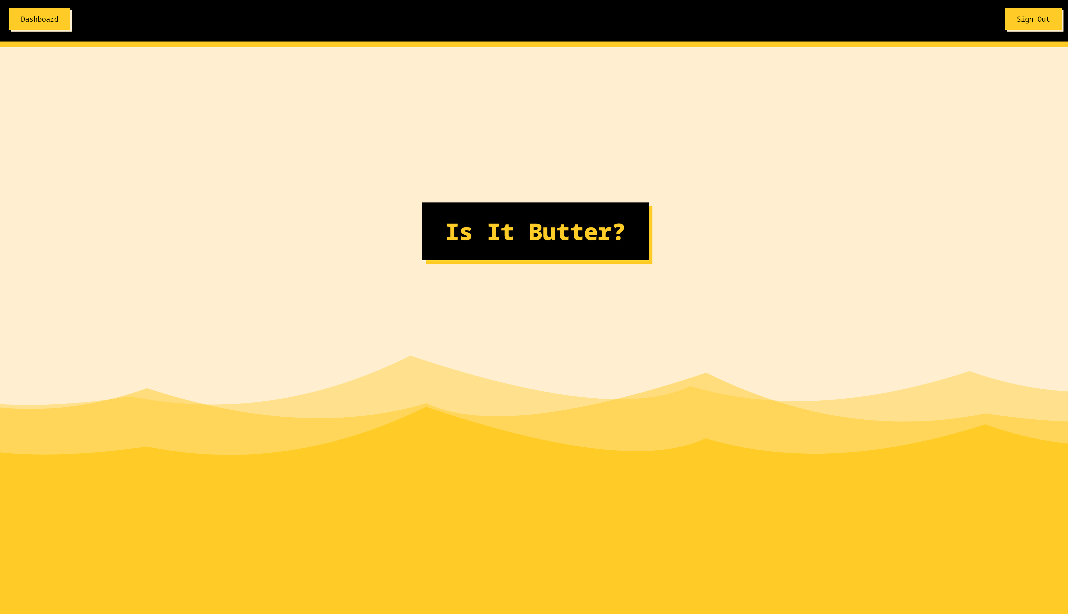 Is It Butter?